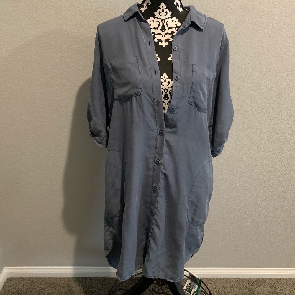Anthro Cloth and Stone soft denim dress